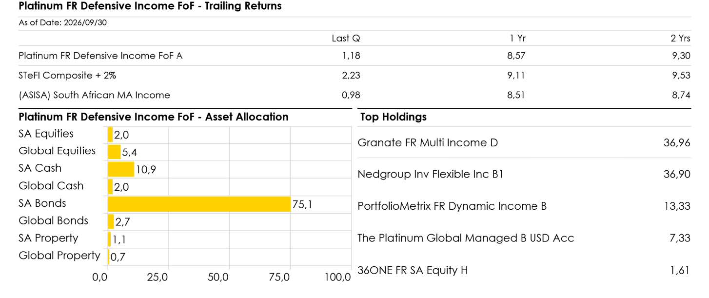 platinum portfolios